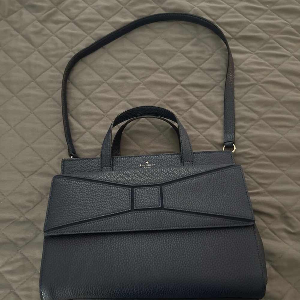 Kate spade navy shoulder bag and wallet